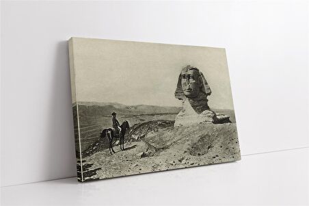 Sfenks Önünde Napolyon Kanvas Tablo