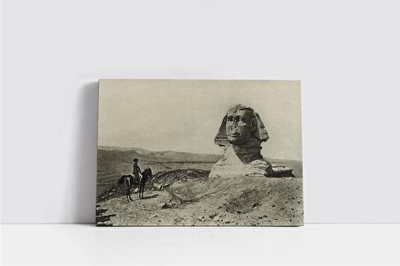 Sfenks Önünde Napolyon Kanvas Tablo