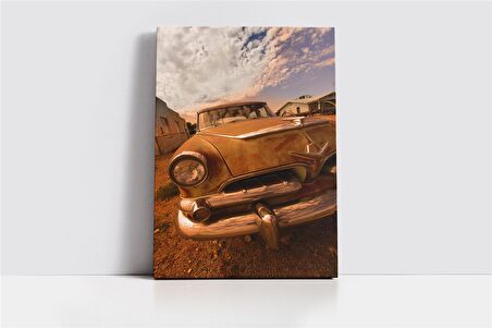Klasik Araba Kanvas Tablo