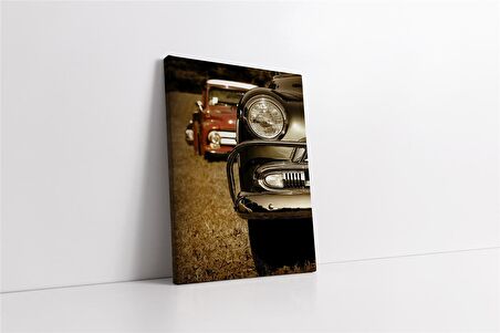 Klasik Araba Kanvas Tablo