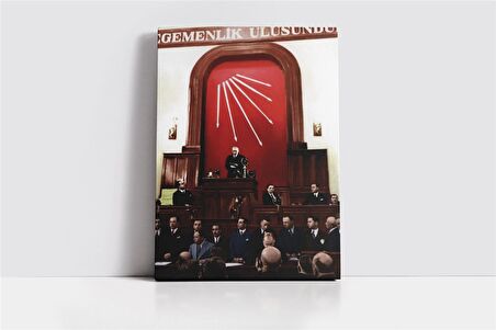 Atatürk Mecliste Konuşma Yaparken