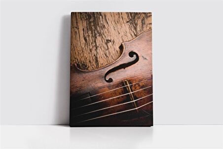Keman Kanvas Tablo