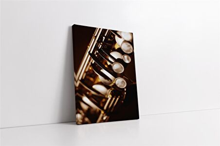 Saksafon Kanvas Tablo