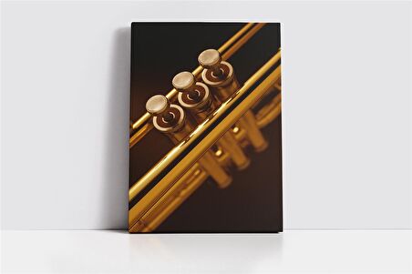 Trompet Kanvas Tablo
