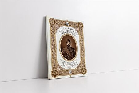 2 Abdülhamid Han Kanvas Tablo