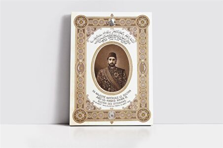 2 Abdülhamid Han Kanvas Tablo