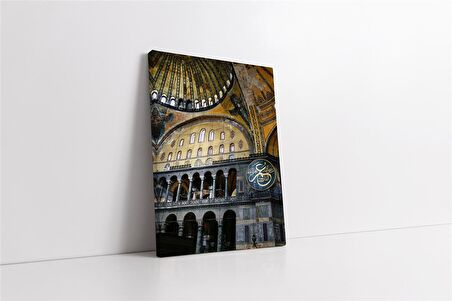 Ayasofya İç Mekan Çekimi Kanvas Tablo