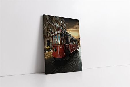İstanbul Taksim Tren Kanvas Tablo