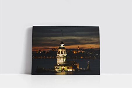 İstanbul Kız Kulesi Kanvas Tablo