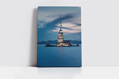 İstanbul Kız Kulesi Kanvas Tablo
