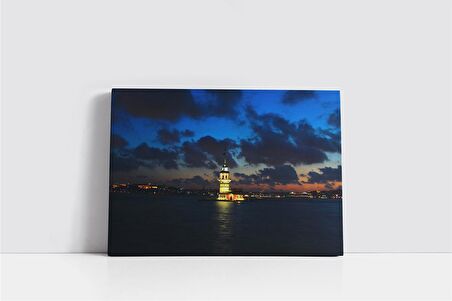 İstanbul Kız Kulesi Kanvas Tablo