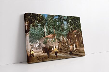 Eski İstanbul Kanvas Tablo