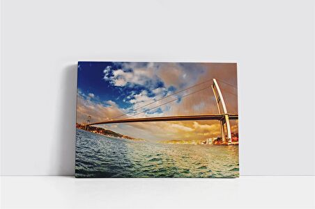 İstanbul Boğaz Köprüsü Kanvas Tablo