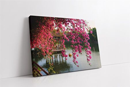 Huzur veren Göl Kanvas Tablo