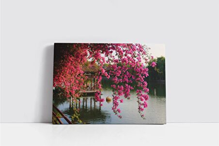 Huzur veren Göl Kanvas Tablo