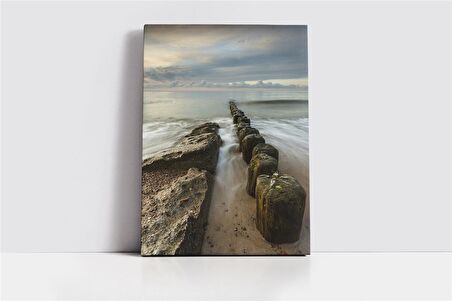 Gün Batımında Deniz Kanvas Tablo