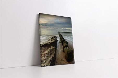 Gün Batımında Deniz Kanvas Tablo