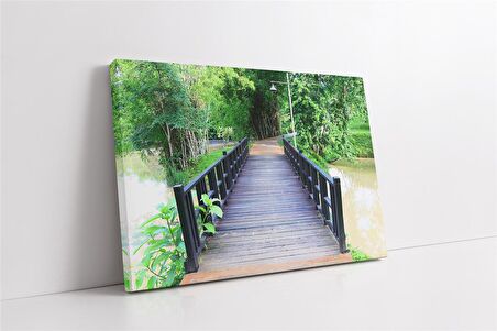 Huzura Giden Köprü Kanvas Tablo