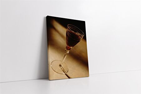 Şarap Kadeh Kanvas Tablo