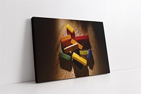 Boya Kalem Kanvas Tablo