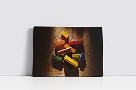 Boya Kalem Kanvas Tablo