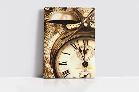 Akrep ve Yelkovan Obje Kanvas Tablo