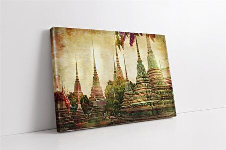 Bangkok Şehir Kanvas Tablo