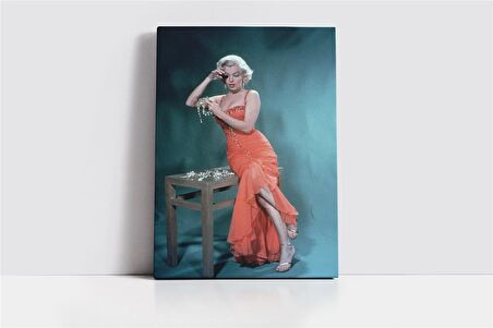 Renkli Marilyn Monroev Kanvas Tablo