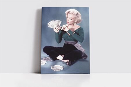 Renkli Marilyn Monroe Kanvas Tablo