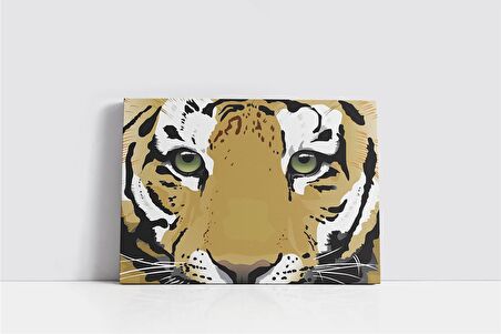 Vahşi Doğa Kaplan Kanvas Tablo