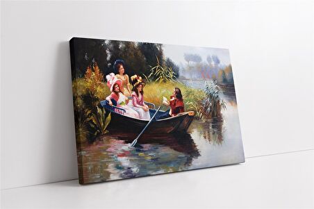 Tekne Gezintisi Kanvas Tablo