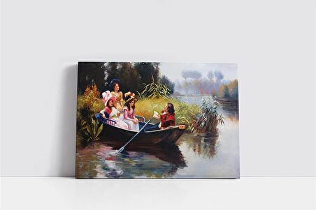 Tekne Gezintisi Kanvas Tablo