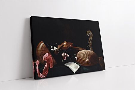Mozart C Flüt ve Arp Konçertosu Kanvas Tablo