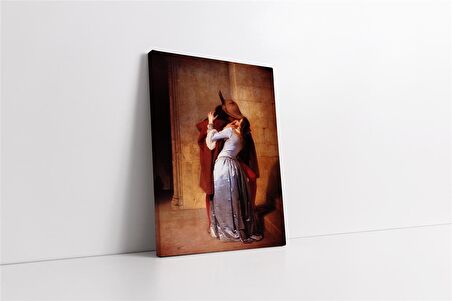 Öpücük Kanvas Tablo