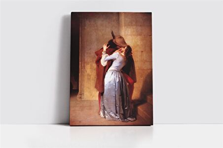 Öpücük Kanvas Tablo