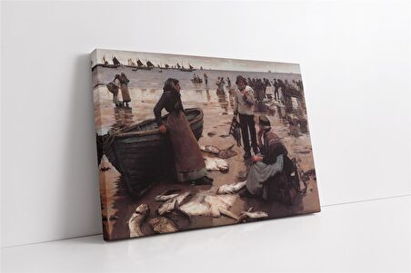 Balıkçılar Kanvas Tablo