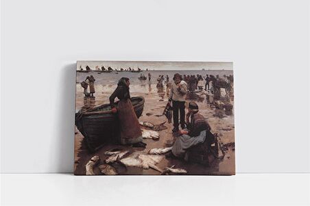 Balıkçılar Kanvas Tablo