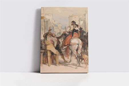 John Frederic Lewis Kanvas Tablo