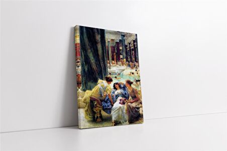 Roma Hamamı Kanvas Tablo