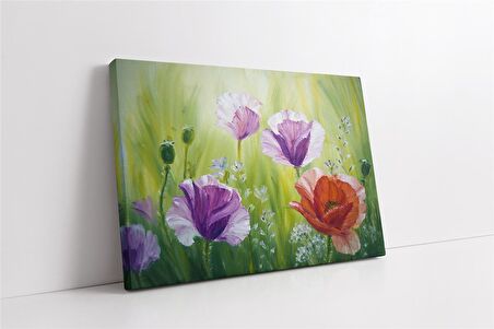 Çiçek Kanvas Tablo