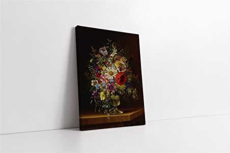 Papatyalar ve Çiçekler Kanvas Tablo