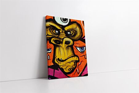 Maymun Kanvas Tablo