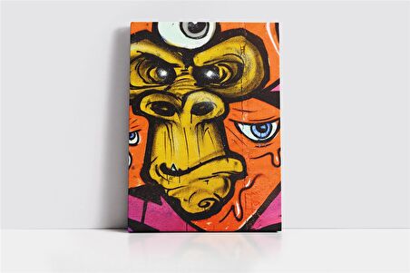Maymun Kanvas Tablo
