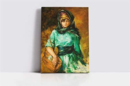 Kadın Kanvas Tablo