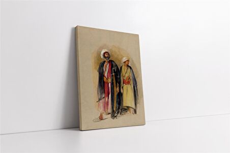 Şeyh Hüseyin ve Torunu Kanvas Tablo