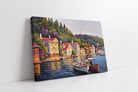 İstanbul Yalılar Kanvas Tablo