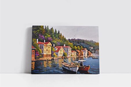 İstanbul Yalılar Kanvas Tablo