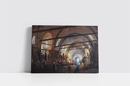 Kapalıçarşı Carlo Bossoli Kanvas Tablo