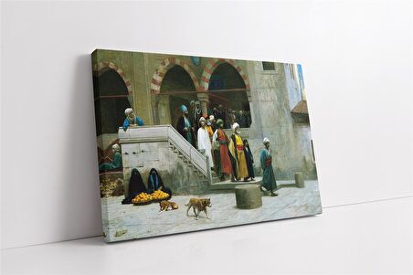 Semerkand Avlusu Kanvas Tablo