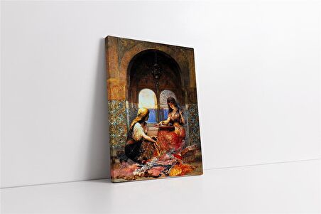 Osmanlı Harem Kanvas Tablo